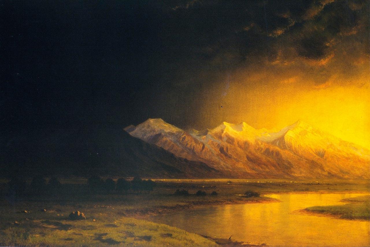 After the Storm, Utah, vintage artwork by Gilbert Munger, 12x8" (A4) Poster