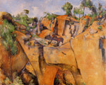 The Bibemus Quarry, vintage artwork by Paul Cezanne, 12x8" (A4) Poster