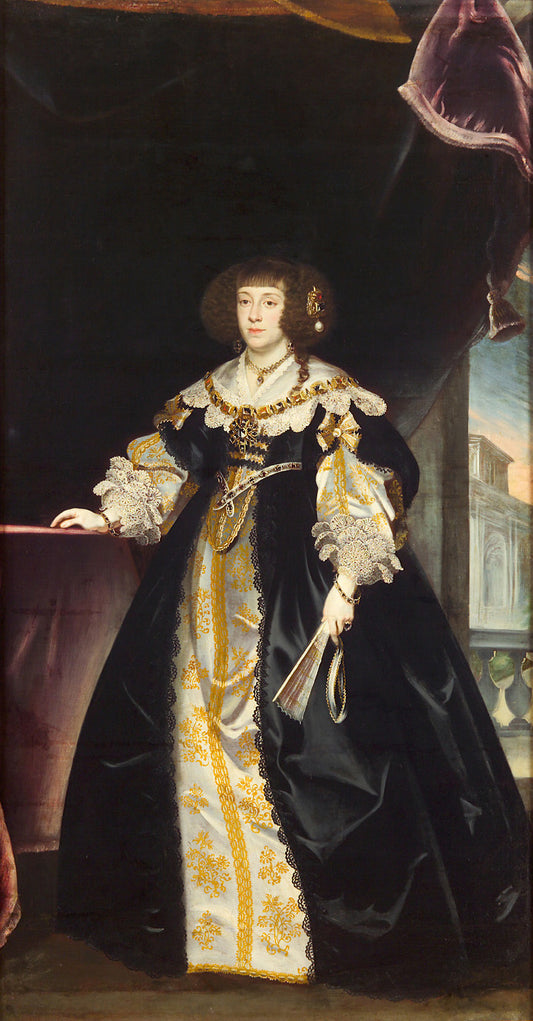 Archduchess Cecilia Renata of Austria, Queen of Poland, vintage artwork by Frans Luyckx, 12x8" (A4) Poster
