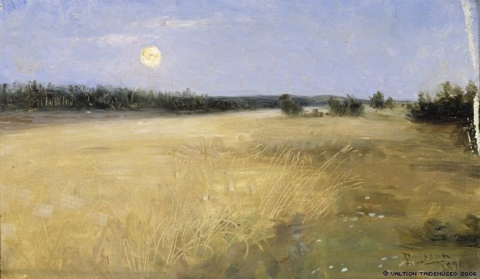 Summer Night by Elin Kleopatra Danielson-Gambogi,A3(16x12")Poster
