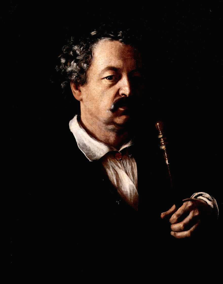 Portrait of Composer Alexaner Alyaby ev, vintage artwork by Vasily Tropinin, 12x8" (A4) Poster