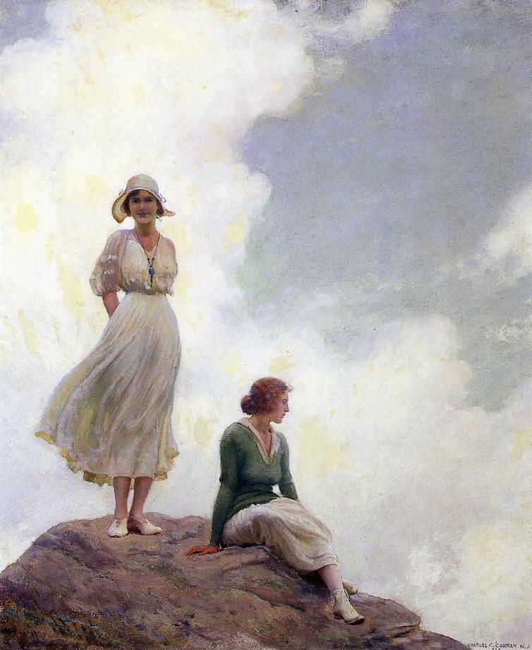 The Boulder by Charles Courtney Curran,A3(16x12")Poster