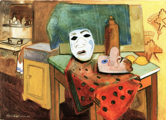 Interior with Still-Life by Felix Nussbaum,16x12(A3) Poster