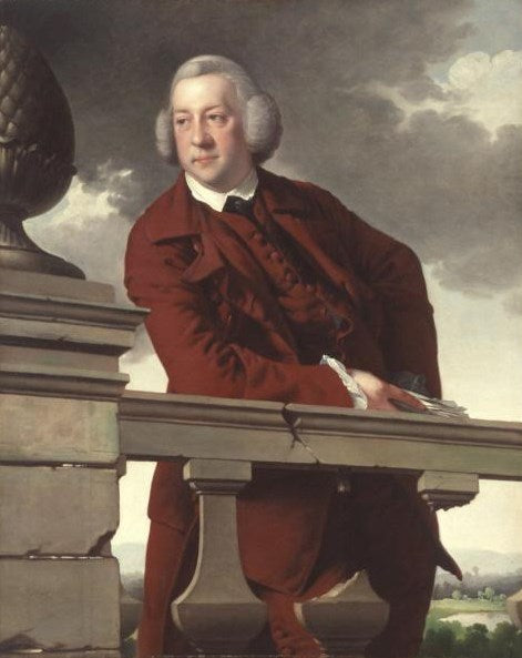 Mr Robert Gwillym, vintage artwork by Joseph Wright of Derby , 12x8" (A4) Poster