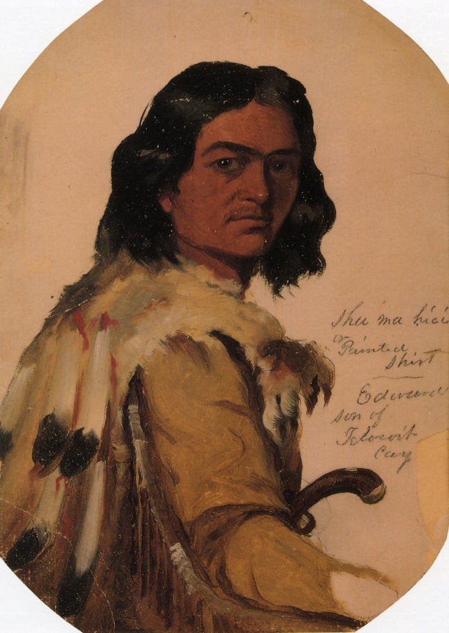 Shu-Ma-Hgci (Painted Shirt), vintage artwork by John Mix Stanley, A3 (16x12") Poster Print
