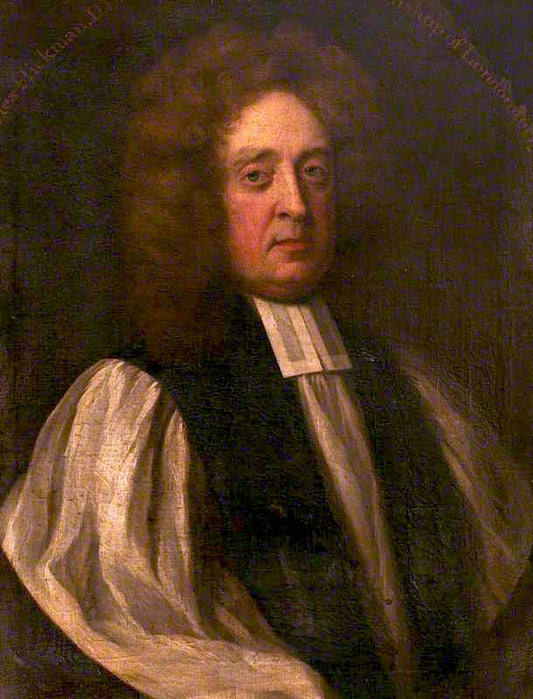 Charles Hickman, Bishop of Derry, vintage artwork by Michael Dahl, 12x8" (A4) Poster
