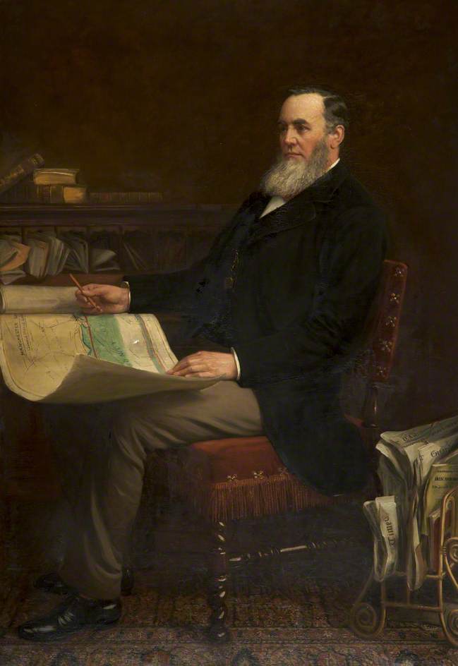 Daniel Adamson, vintage artwork by Phillip Richard Morris, 12x8" (A4) Poster