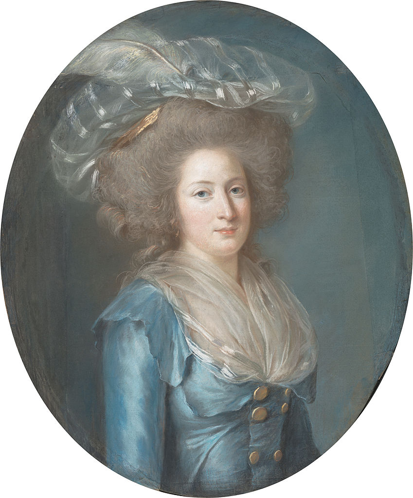 Élisabeth Philippine Marie Helène de Bourbon, vintage artwork by Adelaïde Labille-Guiard, 12x8" (A4) Poster