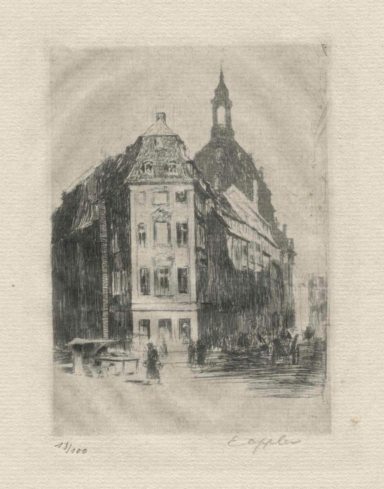 Dresden by Ernst Oppler,A3(16x12")Poster