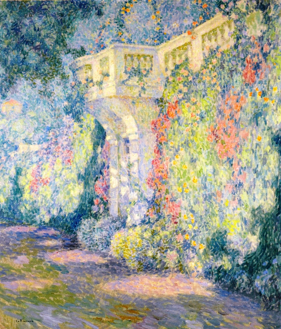 Balustrade, the Terrace Door by Henri Le Sidaner,A3(16x12")Poster