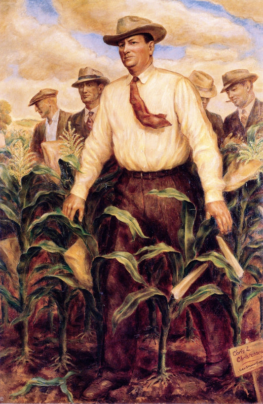 Chris L. Christensen by John Steuart Curry,16x12(A3) Poster