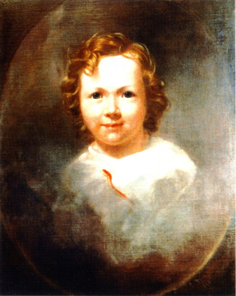 Portrait of Gratz A. Moses, vintage artwork by Charles Deas, A3 (16x12") Poster Print