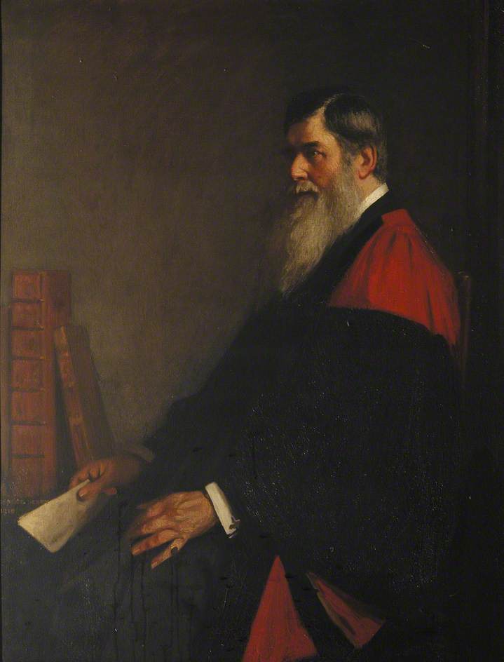 Dr H. A. James, vintage artwork by George Henry, R.A., R.S.A., R.S.W., 12x8" (A4) Poster