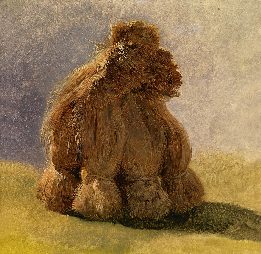 The Haystack (study), vintage artwork by Friedrich Gauermann, A3 (16x12") Poster Print