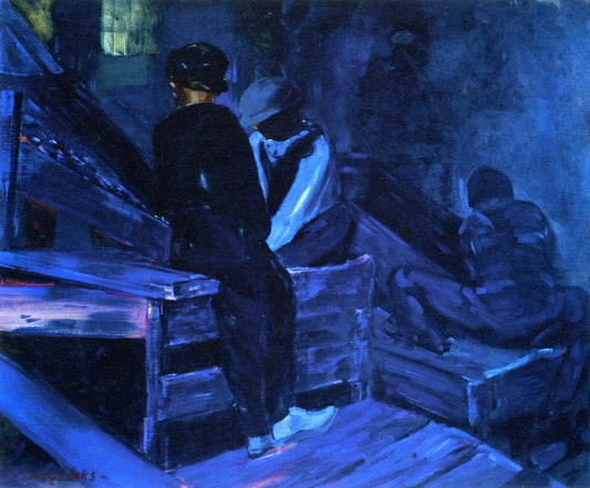 The Breaker Boys, vintage artwork by George Luks, 12x8" (A4) Poster