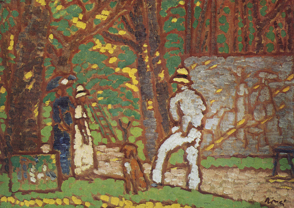 Painter in the Garden by Jozsef Rippl-Ronai,A3(16x12")Poster