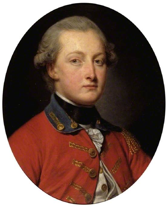George Augustus Herbert, Eleventh Earl of Pembroke, vintage artwork by Jean-Baptiste Greuze, 12x8" (A4) Poster