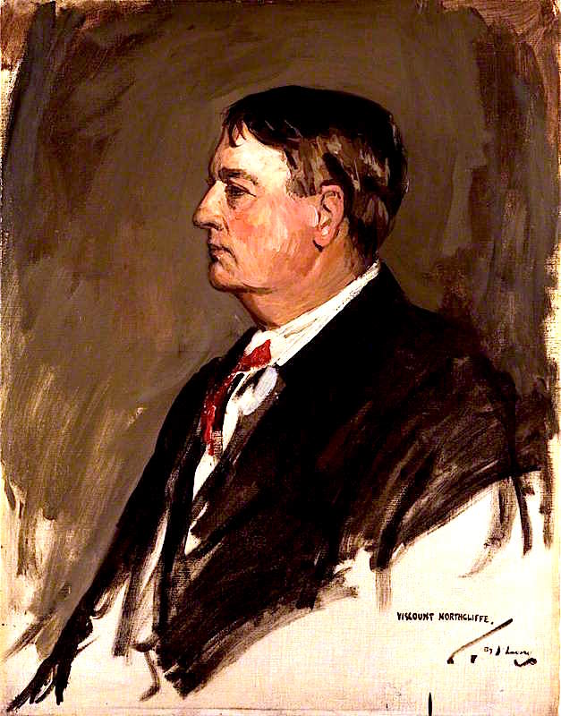 armsworth, 1st Viscount Northcliffe by Sir John Lavery, R.A.,A3(16x12")Poster