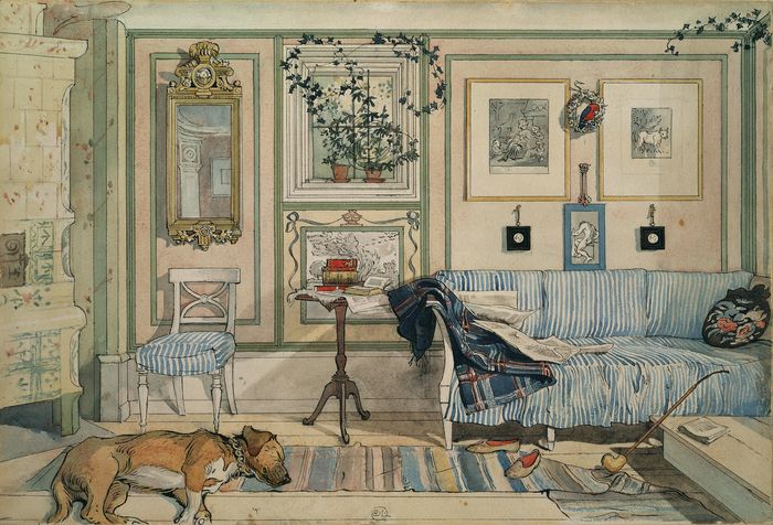 Cosy Corner by Carl Larsson,A3(16x12")Poster