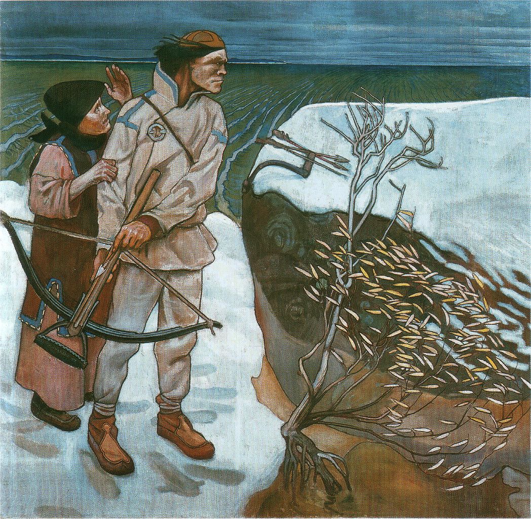 Joukahainen's revenge by Akseli Gallen-Kallela,A3(16x12")Poster