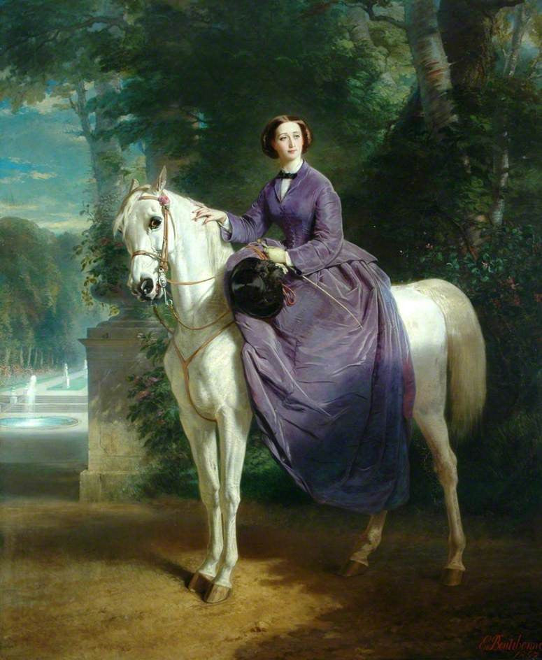 Empress Eugenie, vintage artwork by Charles Edouard Boutibonne, A3 (16x12") Poster Print