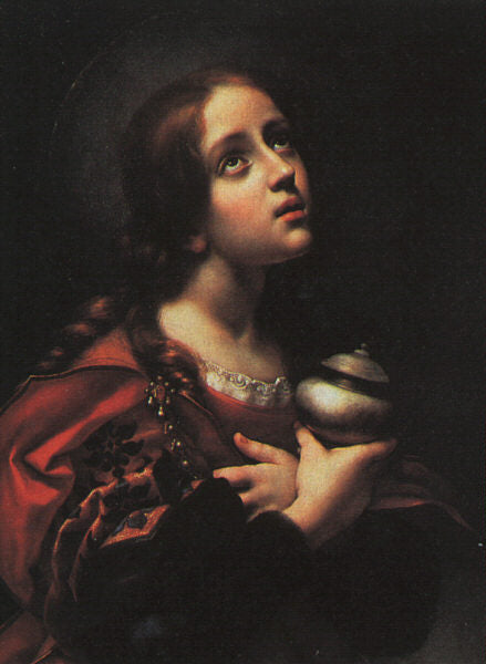 Magdalene, vintage artwork by Carlo Dolci, 12x8" (A4) Poster