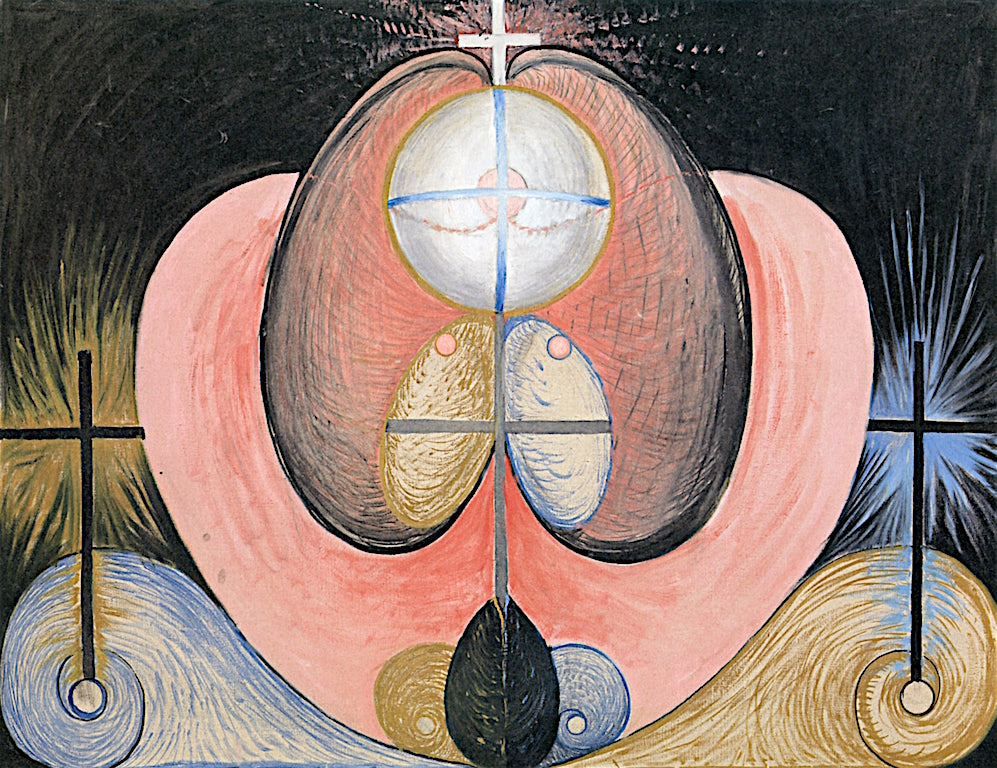Evolution, No. 10, Group VI by Hilma af Klint,A3(16x12")Poster