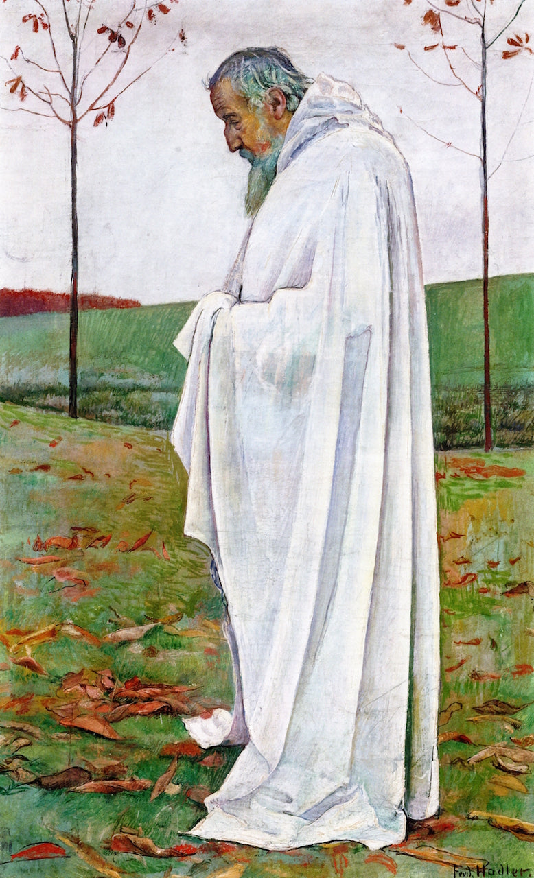 Autumn Composition for Eurythmics, vintage artwork by Ferdinand Hodler, 12x8" (A4) Poster