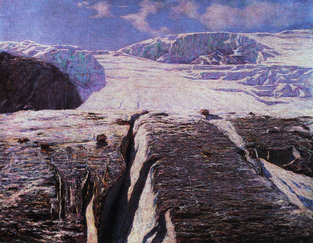 The Glacier by Emilio Longoni,A3(16x12")Poster