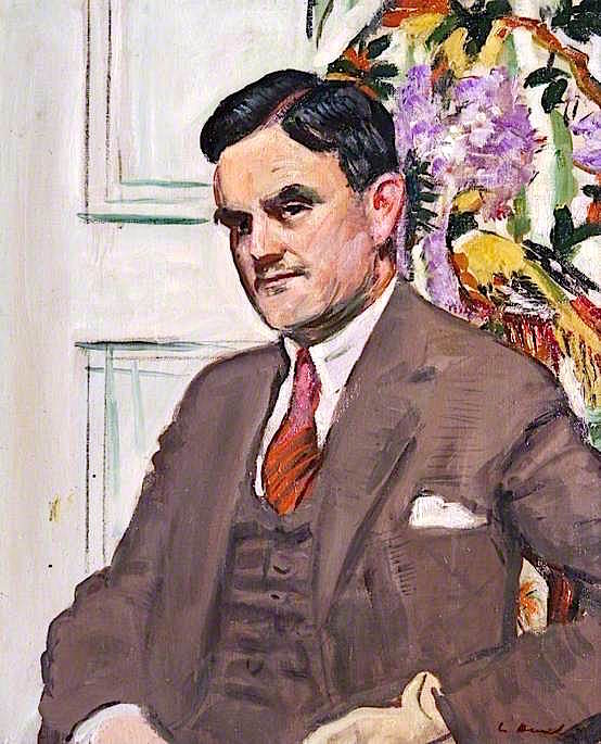 n, Director of Glasgow Art Galleries by George Leslie Hunter,16x12(A3) Poster