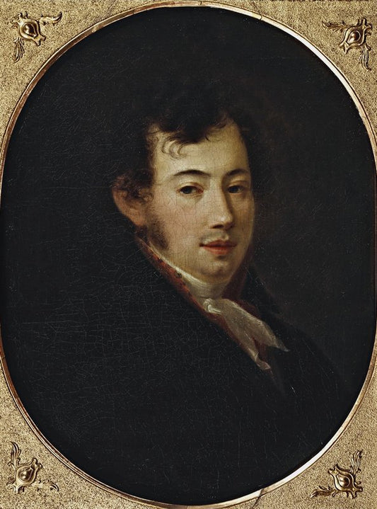 Portrait of P.A. Dolgoruky, vintage artwork by Alexander Varnek, 12x8" (A4) Poster