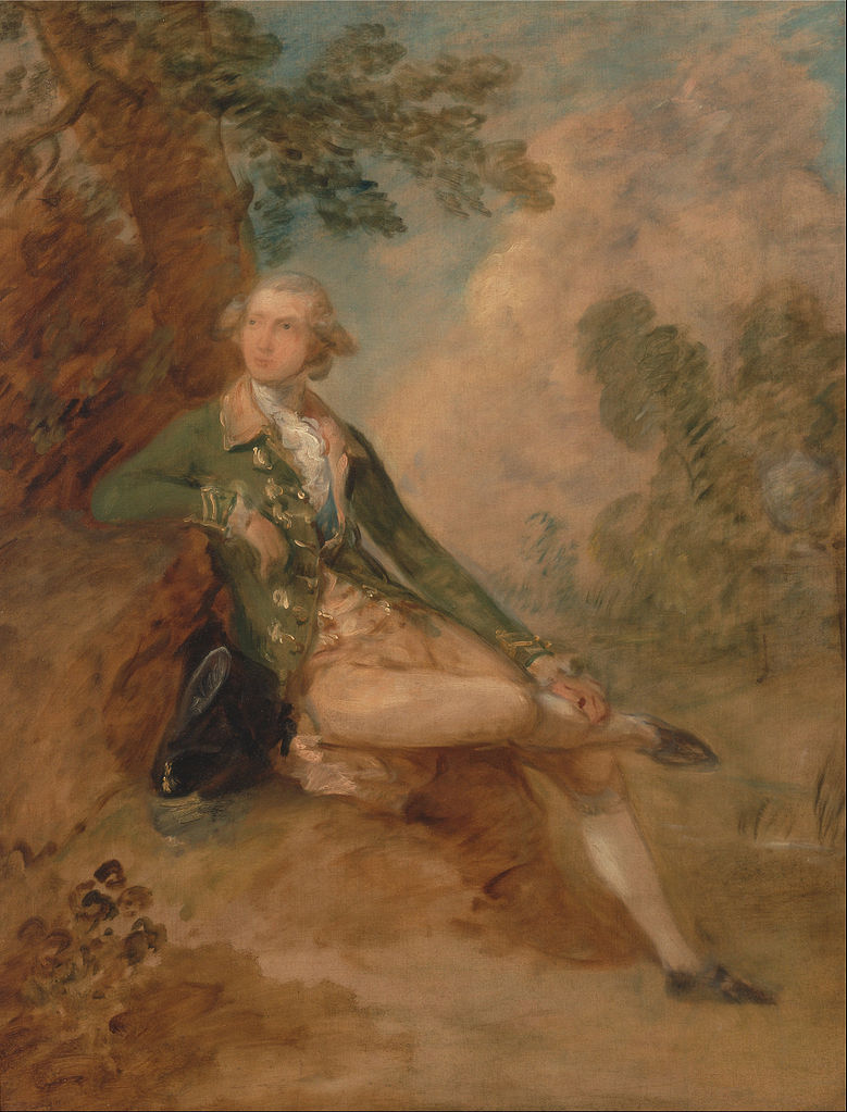 Edward Augustus, Duke of Kent, vintage artwork by Thomas Gainsborough, 12x8" (A4) Poster
