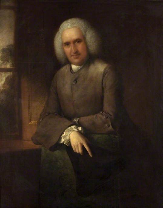Dr Abel Moysey, vintage artwork by Thomas Gainsborough, 12x8" (A4) Poster