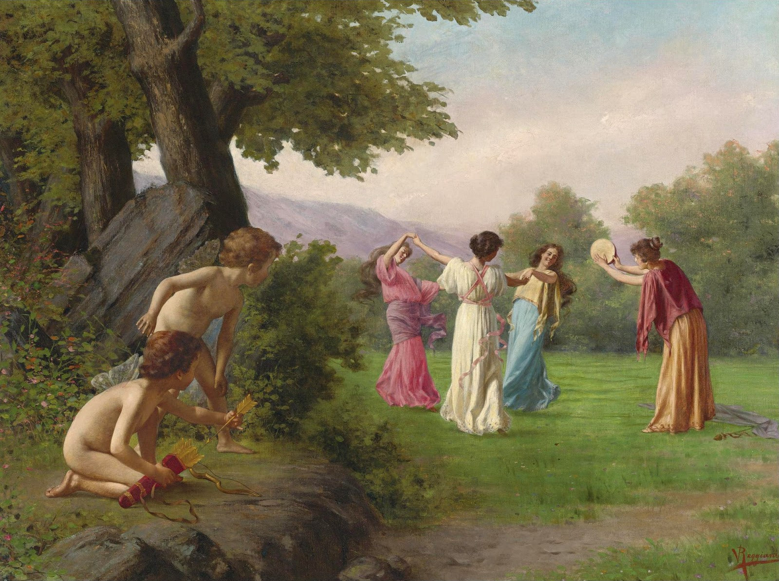 Spying Their Target by Vittorio Reggianini,A3(16x12")Poster