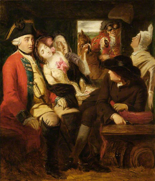 The Highwayman, vintage artwork by William Powell Frith, A3 (16x12") Poster Print
