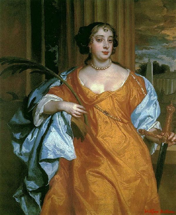 Barbara Palmer, Duchess of Cleveland, vintage artwork by Peter Lely, 12x8" (A4) Poster