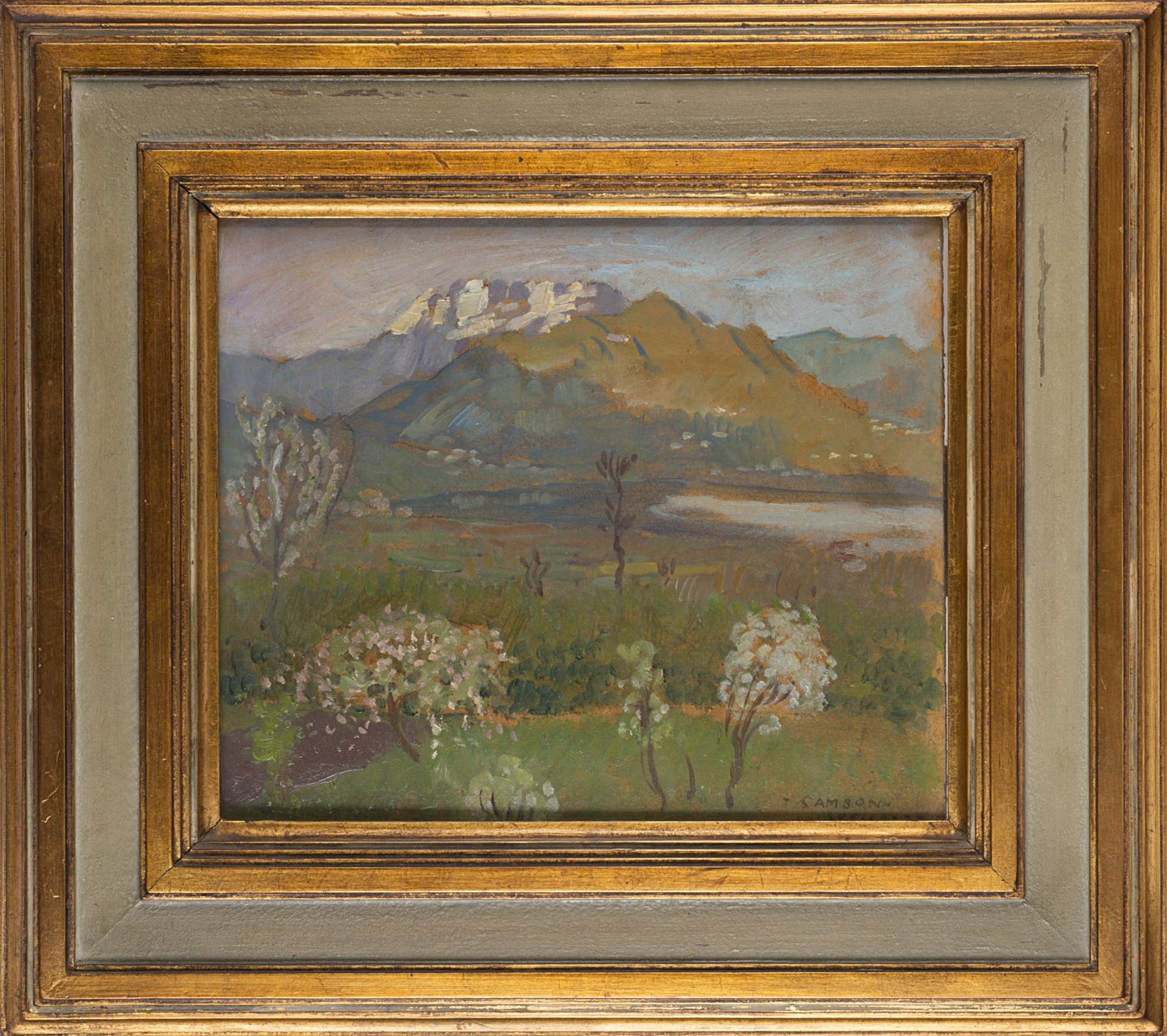 Paesaggiodi Spring by Glauco Cambon,16x12(A3) Poster