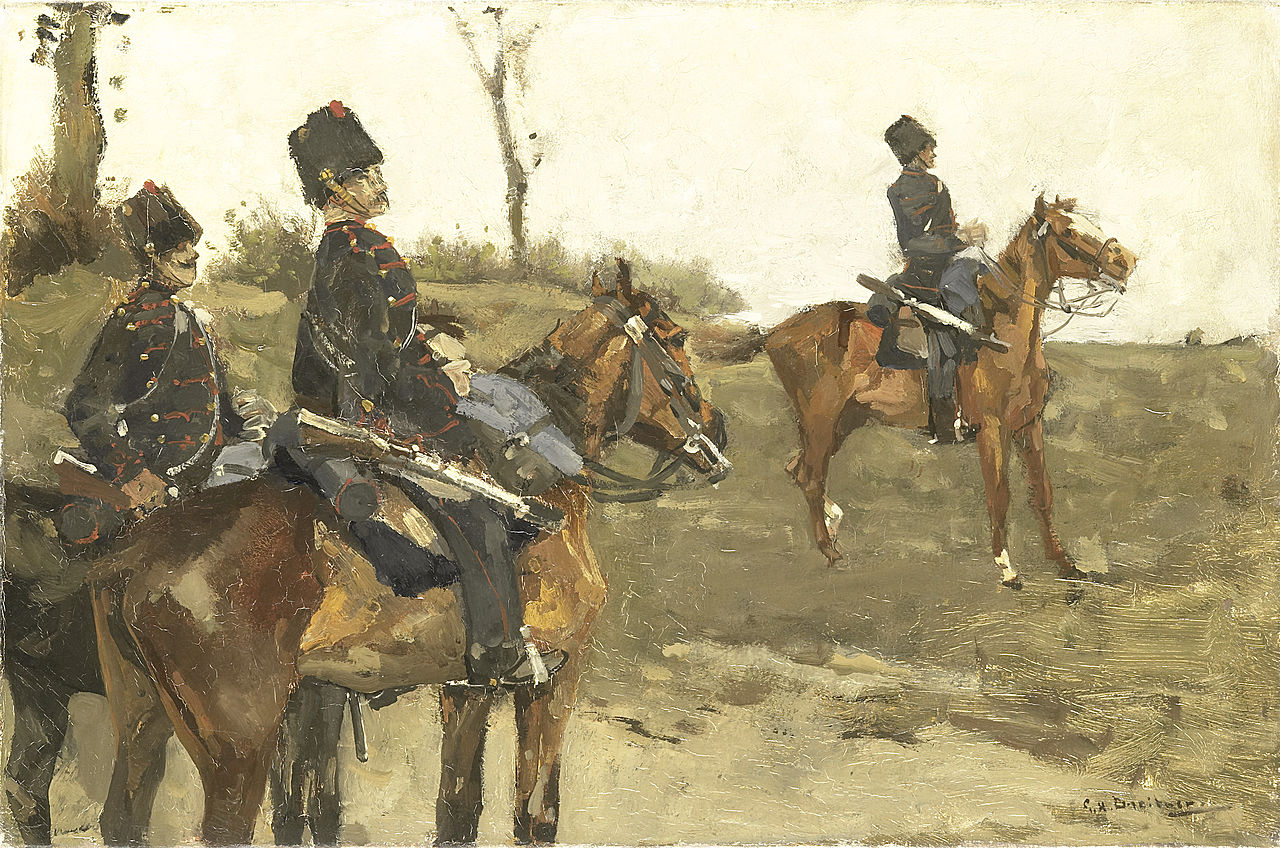 Hussars by George Hendrik Breitner,A3(16x12")Poster