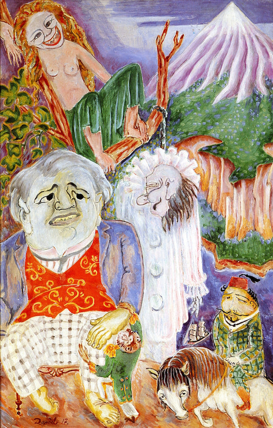 Ambiguous Companion by Nils Dardel,16x12(A3) Poster