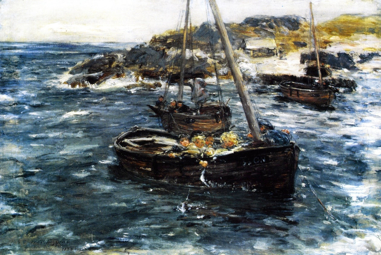 In a Ground Swell, vintage artwork by William McTaggart, R.S.A., R.S.W., 12x8" (A4) Poster