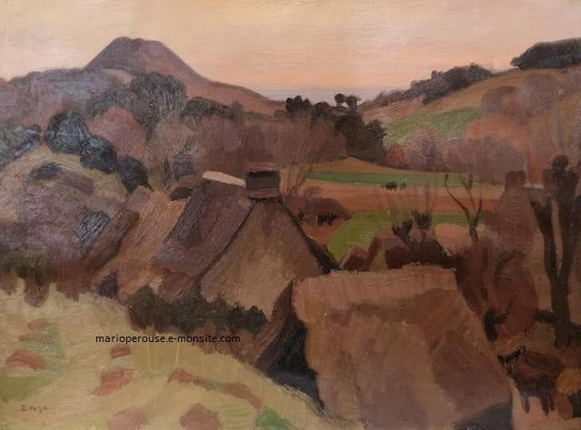Le Puy d'Eraigne by Jules-Emile Zingg,16x12(A3) Poster