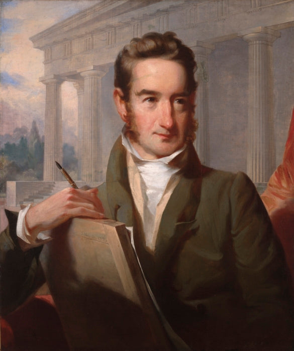 William Strickland (1787-1854), vintage artwork by John Neagle, A3 (16x12") Poster Print