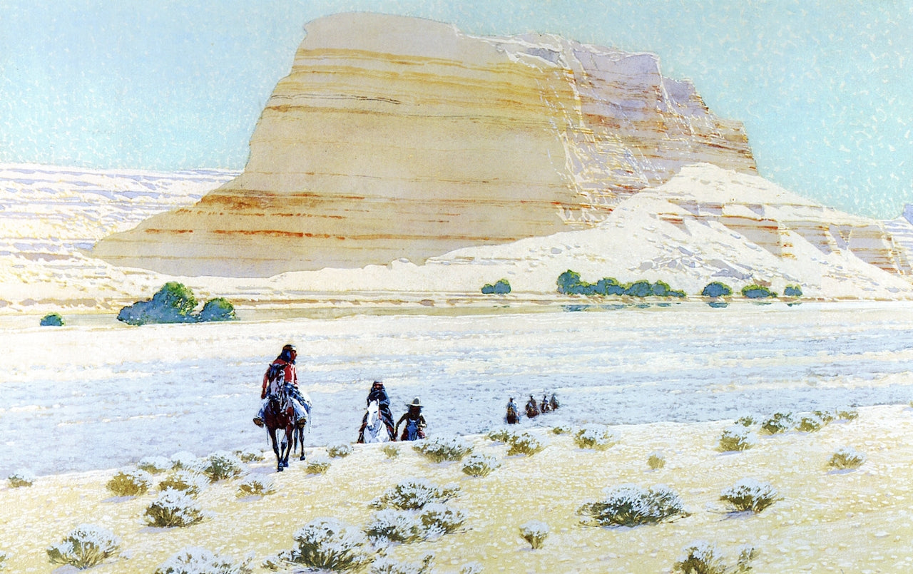 Desert Trail, Nevada by Fernand H. Lungren,A3(16x12")Poster