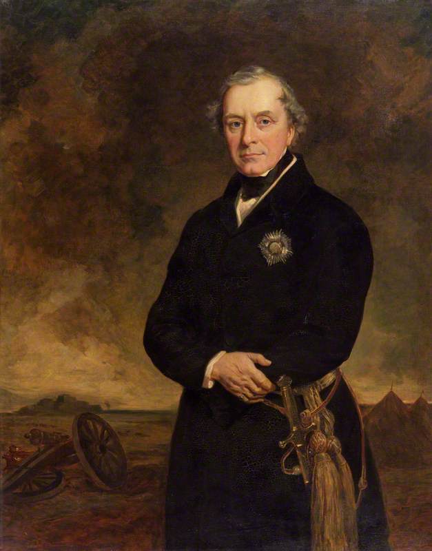 Henry Hardinge, 1st Viscount Hardinge of Lahore, vintage artwork by Sir Francis Grant, P.R.A., A3 (16x12") Poster Print