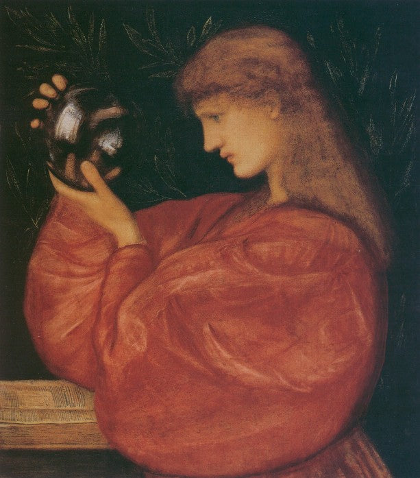 Astrologia, vintage artwork by Sir Edward Burne-Jones, 12x8" (A4) Poster