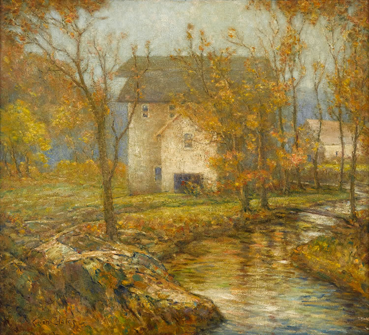 House by the River by Cullen Yates,A3(16x12")Poster
