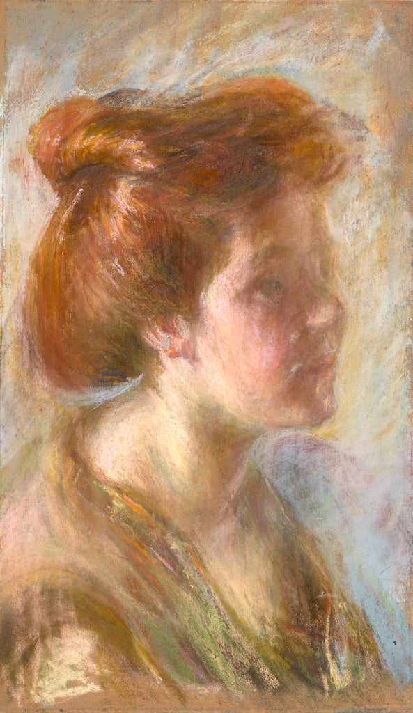 Girl with Titian Hair by Alice Pike Barney,A3(16x12")Poster