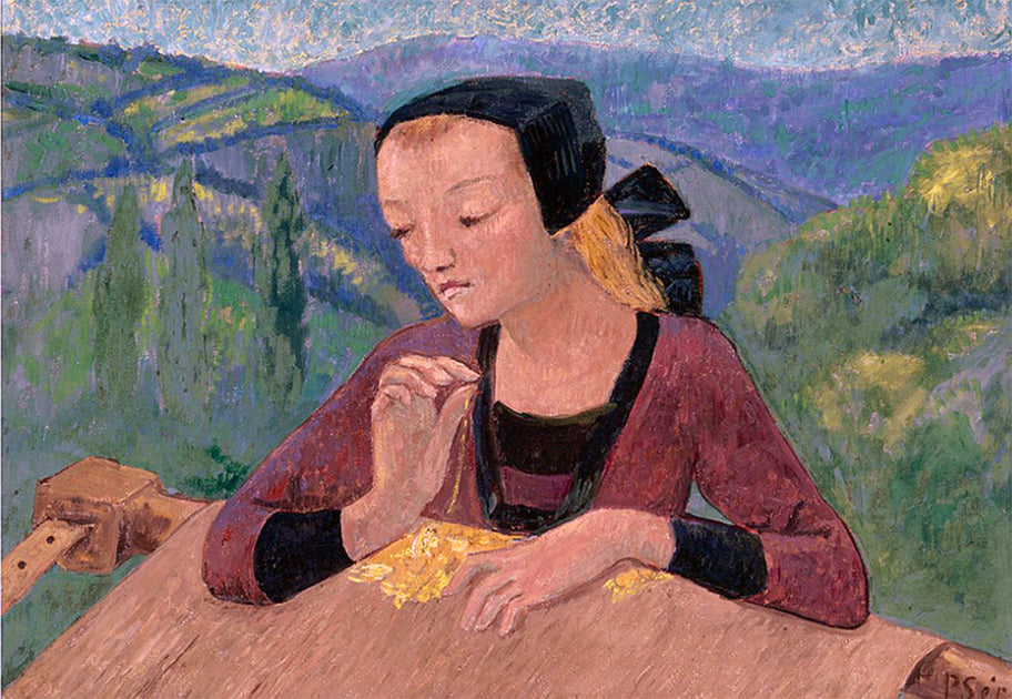 La Brodeuse by Paul Serusier,A3(16x12")Poster