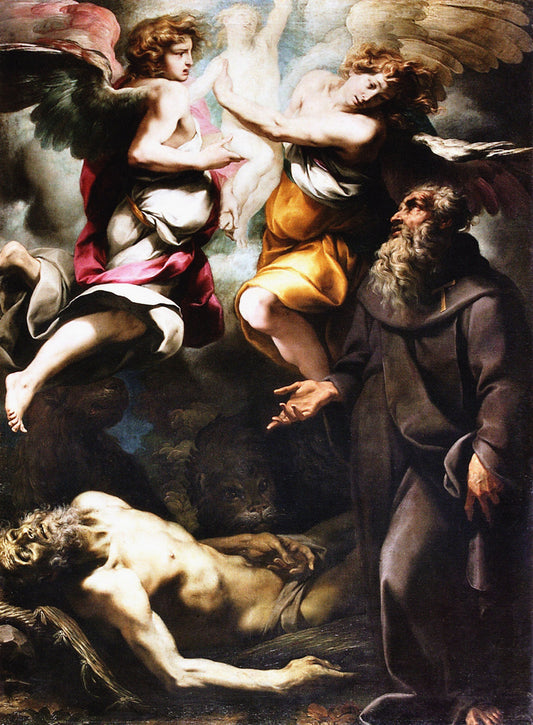 Death of St. Paul, vintage artwork by Daniele Crespi, 12x8" (A4) Poster