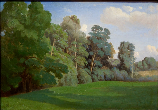 Study of Trees at Mortefontaine, vintage artwork by Theodore Caruelle d Aligny, A3 (16x12") Poster Print